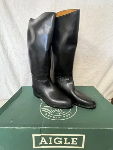 준수한 새상품급! [AIGLE] 에이글의 부츠 ECUYER 25.5cm