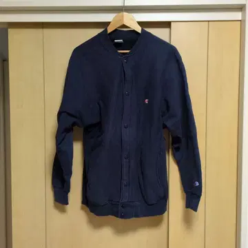 Champion 스냅 가디건 리버스 자수 택 챔피온