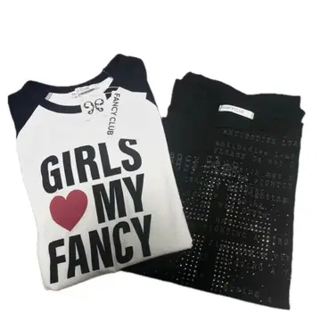 [컨디션 최상] fancy club 티셔츠 세트