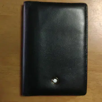 몽블랑 블랙 가죽 명함지갑