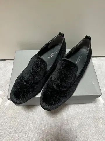 블랙 로퍼 플랫슈즈 37h 24.5cm 유나이티드 애로우즈