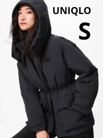 2024 하이브리드 다운 코트 블랙 S