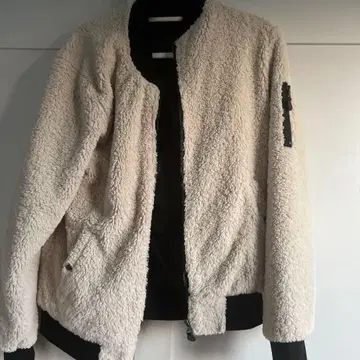 AZUL by moussy 보아 자켓 M 사이즈 아이보리