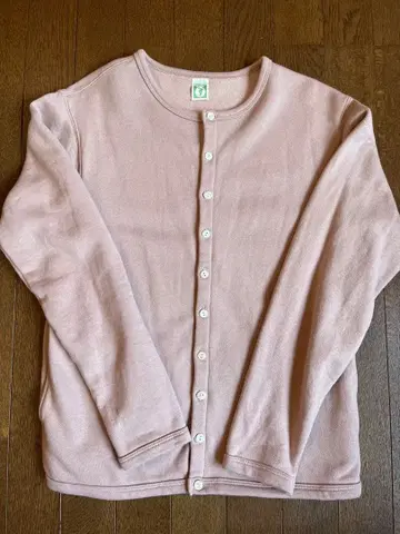 핑크 맨투맨 가디건 긴팔
