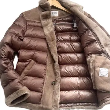 EMMETI 무스탕 다운 자켓 블루종 양가죽 남성용 울트라 웜