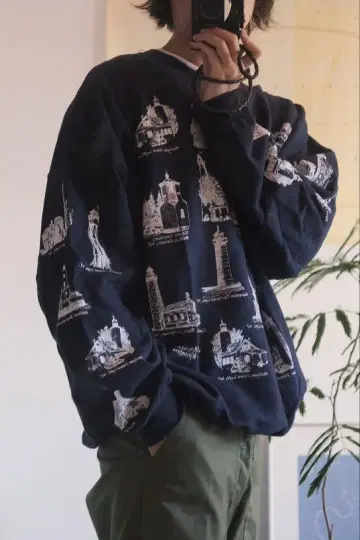 MICHIGAN RAG 네이비 트레이닝복 L 사이즈