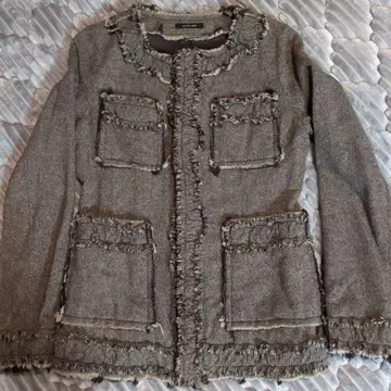 pas de calais 노카라 자켓 브라운 계열