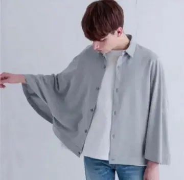 새상품 lui's 스트레치 오버 판초 그레이 studious