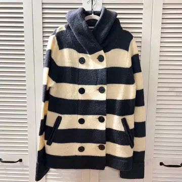 [ TODAYFUL ] 보더 니트 코트 네이비 F 사이즈