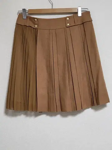 새상품급 UNTITLED 언타이틀 스커트 플리츠 쉬폰 울