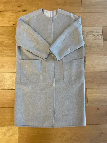 노카라 리버서블 롱 코트