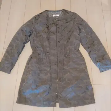 카모플라쥬 패턴 하프 자켓