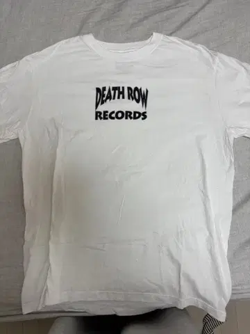 DEATH ROW RECORDS XL 화이트 T셔츠