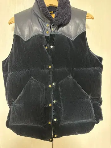 록키 마운틴 코듀로이 가죽 다운 베스트 40