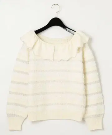 미사용 새상품 그레이스 콘티넨탈 트위디 카라 니트 탑 36