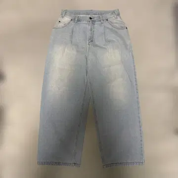 영거 송 와이드 데님 블루 L 사이즈