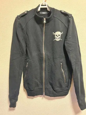 HG 블랙 스컬 프린트 점퍼 S