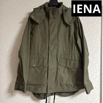 IENA 마운틴 후드티 블루종 후드 부착