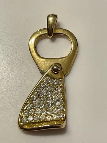 풀탭 펜던트 골드 큐빅 하마사키 아유미