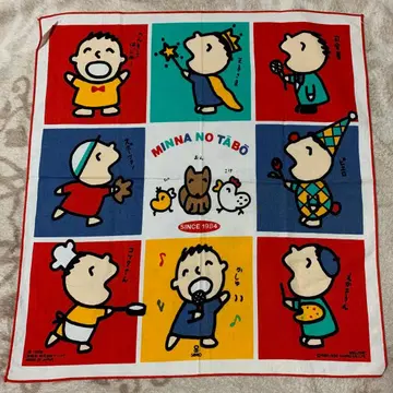 산리오 타보 1984 쇼와 레트로 손수건 타월 냅킨 타아보