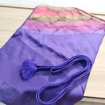 헤9 허리띠 오비 장식 천 세트 보라색