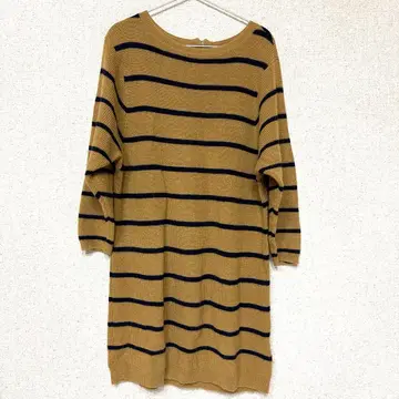 스픽앤스팬 노블* 보더 니트 원피스