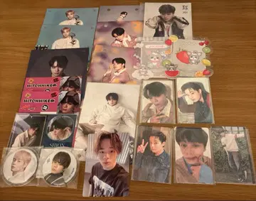 JO1 츠루보 시온 제오참 트레이딩 카드, 캔뱃지, 스티커, 포스카 모음