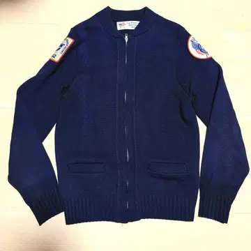 70s usmail usps 집업 가디건