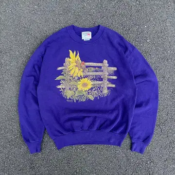 90s vintage sunflower sweat