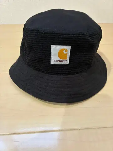 Carhartt 칼하트 코듀로이 버킷 햇 블랙