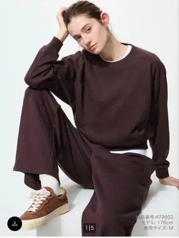 UNIQLO 맨투맨 크롭 셔츠