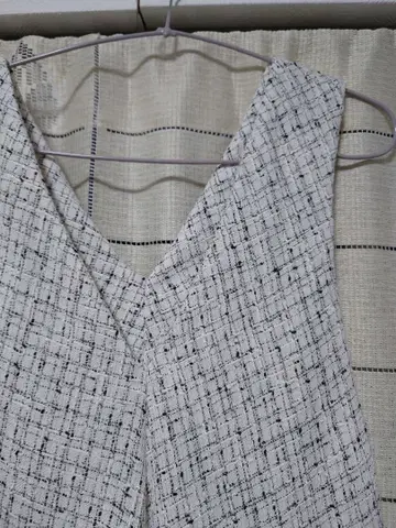 비어즐리 오버롤 스커트 화이트 사이즈 0