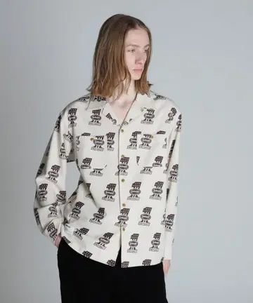 Schott/NO.1 LS SHIRT 헴프 비스코스 넘버원 셔츠