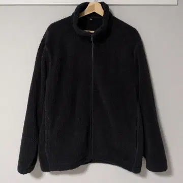 유니클로 보아 플리스 자켓 다크 그레이