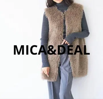MICA&DEAL 마이카앤딜 V넥 퍼 베스트