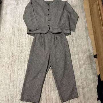 안티카 헤링본 셋업 사루엘