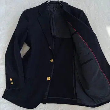 VAN JACKET 네이비 골드 버튼 테일러드 자켓 네이비