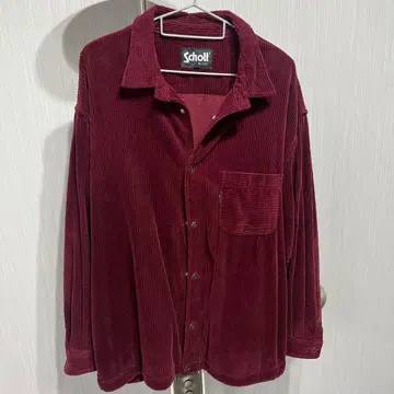 Schott 코듀로이 자켓 L 버건디