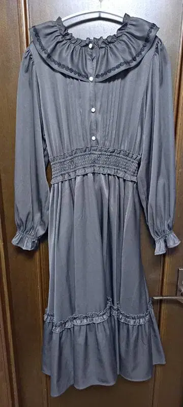 시마무라 아오키 미사코 원피스 M 그레이