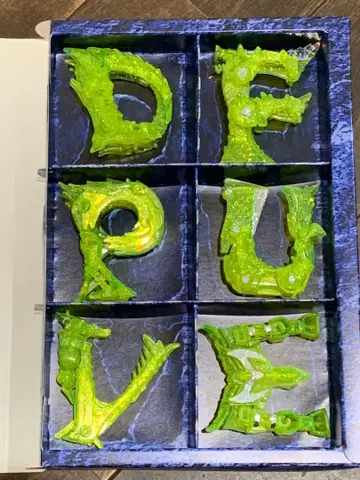 언어수 각성 워디안 박스형 6체 옐로우 컬러