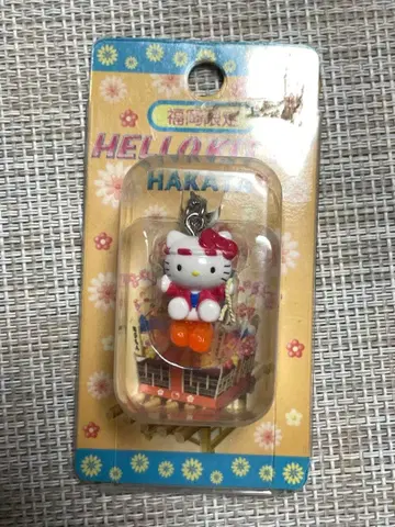 후쿠오카 한정판 헬로키티 마스코트 참