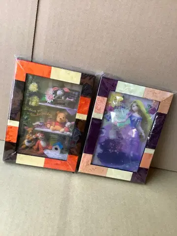 디즈니 사진 프레임 푸우 라푼젤 3D