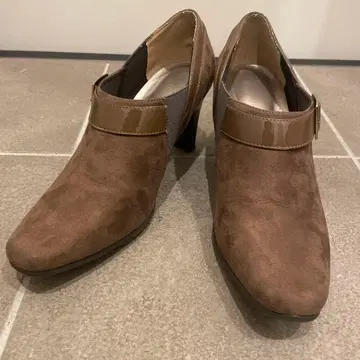 컨디션 최상 then 스웨이드 백 오픈 부티 24.5