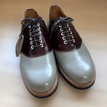 [ 미사용 ] REGAL 안장 신발 그레이 브라운 25.5cm
