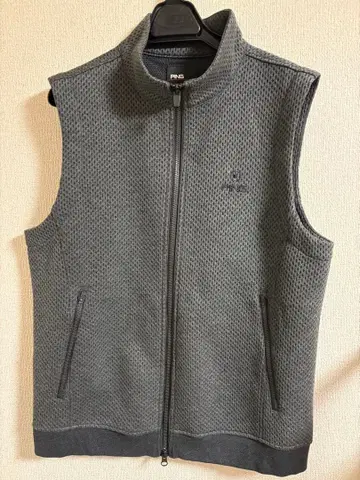 PING 집업 베스트 그레이