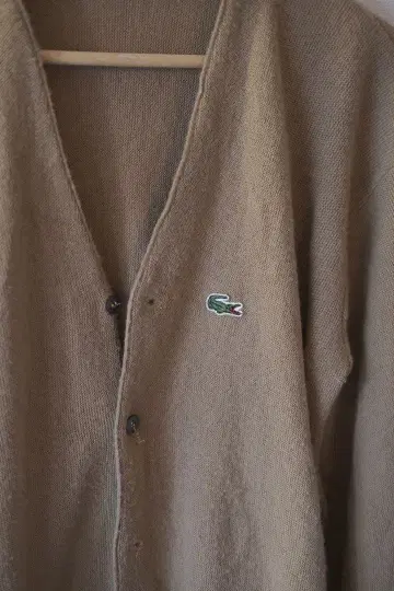 Lacoste 베이지 가디건