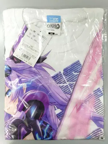 초차원게임 넵튠 퍼플하트 풀 그래픽 T셔츠 M 사이즈