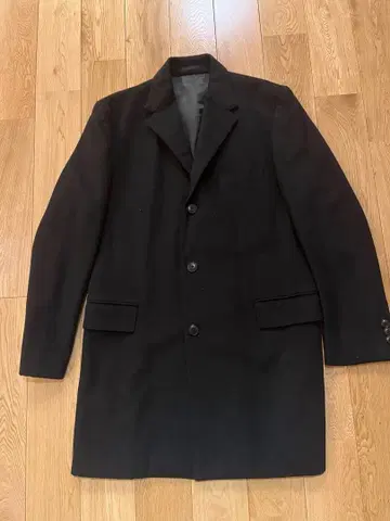 캐시미어 100% 체스터 코트 네이비 사이즈 50