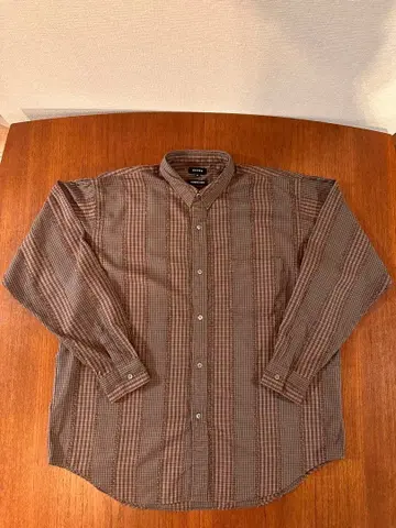 BEAMS 빔즈 체크 스트라이프 셔츠 새상품급