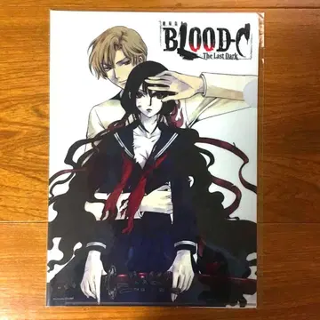 극장판 BLOOD-C 클리어 파일 A4 예매권 특전 CLAMP 사야